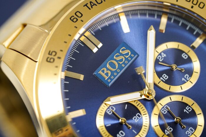 Hugo Boss Men's Watch Chronograph Ikon Yellow Gold - HB1513340 - Image 3